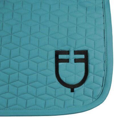 Equestro Dressuur Zadeldek met Cube Quilting &ndash; Technisch Comfort &amp; Tijdloze Elegantie