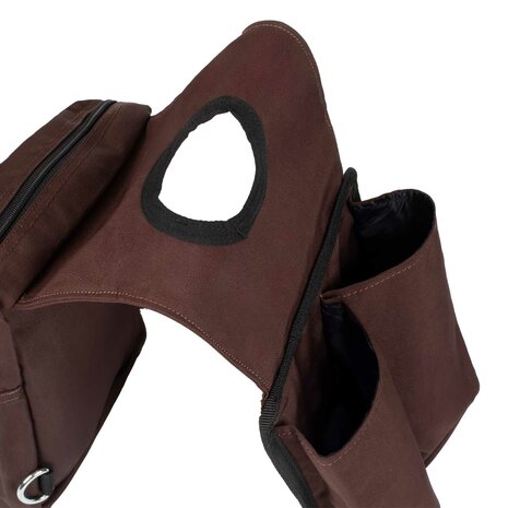 Lakota Horn Trail Bag &ndash; Canvas Zadeltas voor Westernzadel