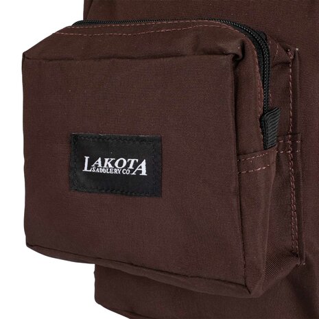 Lakota Horn Trail Bag &ndash; Canvas Zadeltas voor Westernzadel