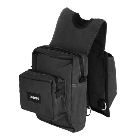 Lakota Horn Trail Bag &ndash; Canvas Zadeltas voor Westernzadel