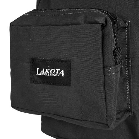 Lakota Horn Trail Bag &ndash; Canvas Zadeltas voor Westernzadel