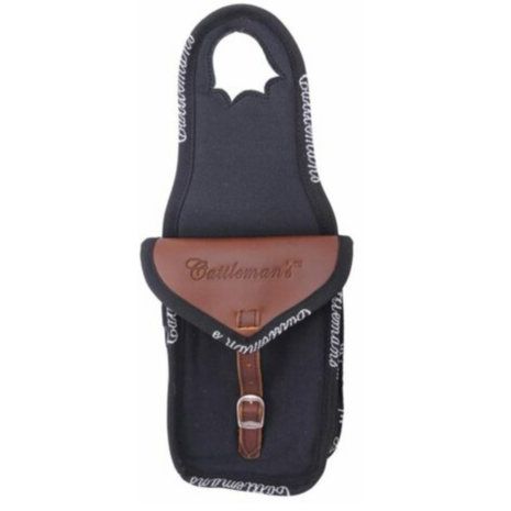 Cattleman&rsquo;s Horn Bag &ndash; Canvas &amp; Leer