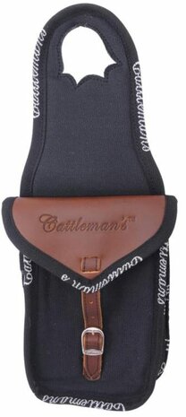 Cattleman&rsquo;s Horn Bag &ndash; Canvas &amp; Leer