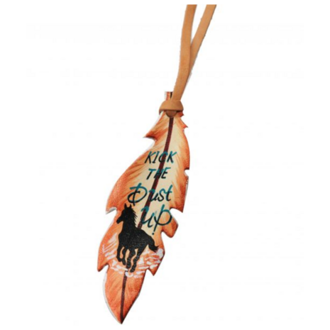 Lederen Veer Kick&ndash; Zadelhanger / Sleutelhanger