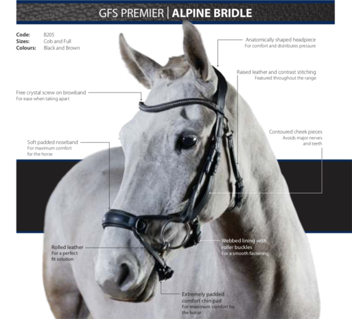 GFS Premier Alpine Hoofdstel Anatomisch