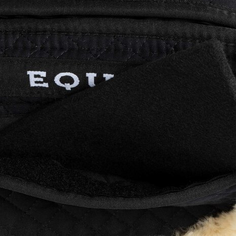 Equestro Halfpad met pockets en lamswol onderzijde