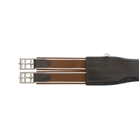 Equestro Anatomische Leren Springsingel met Neopreen &ndash; Zacht en Flexibel
