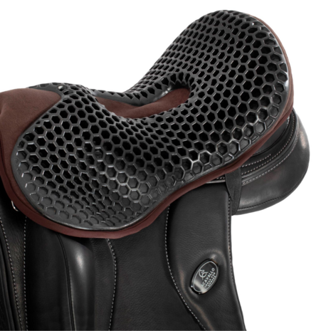 Acavallo&reg; Ortho-Pubis Seatsaver Dressuur &ndash; Hexagonal Gel-Out Dri-Lex 20 mm