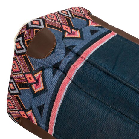 Pool's Westernpad met synthetisch wol Dark Blue