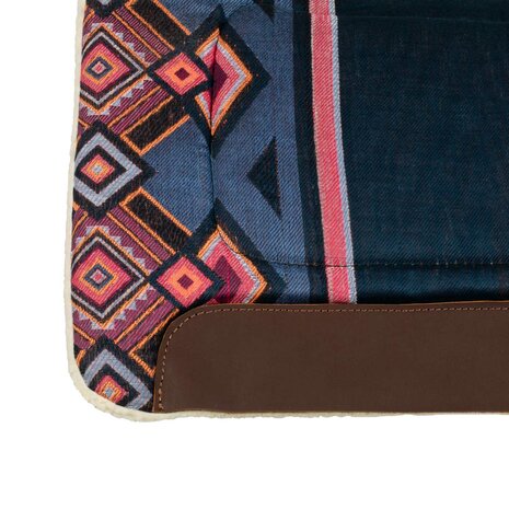 Pool's Westernpad met synthetisch wol Dark Blue