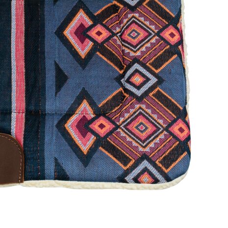 Pool's Westernpad met synthetisch wol Dark Blue