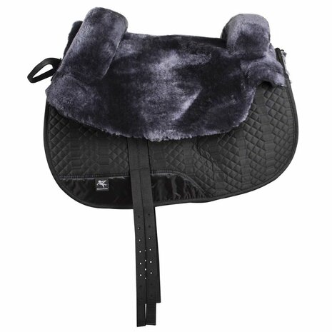 Lamswollen Barebackpad Ibero Grijs - Support en Close Contact