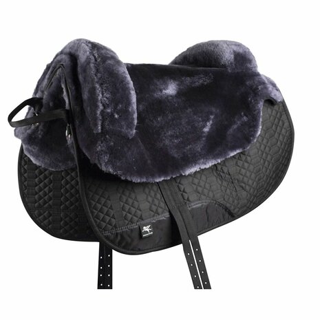 Lamswollen Barebackpad Ibero Grijs - Support en Close Contact