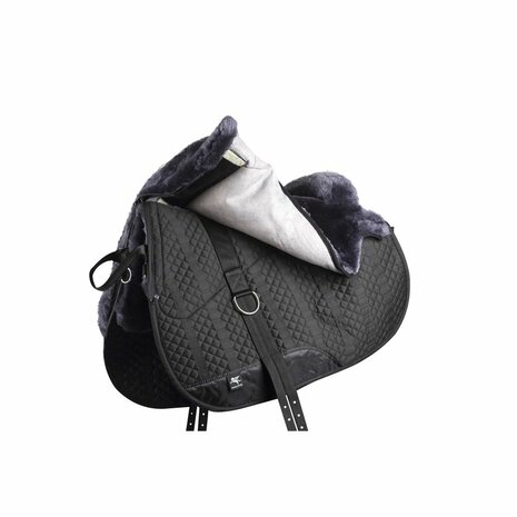 Lamswollen Barebackpad Ibero Grijs - Support en Close Contact