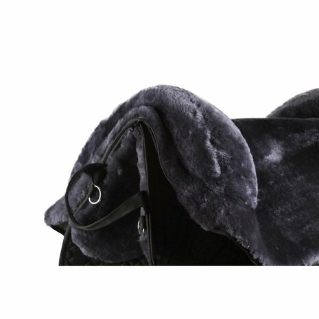 Lamswollen Barebackpad Ibero Grijs - Support en Close Contact
