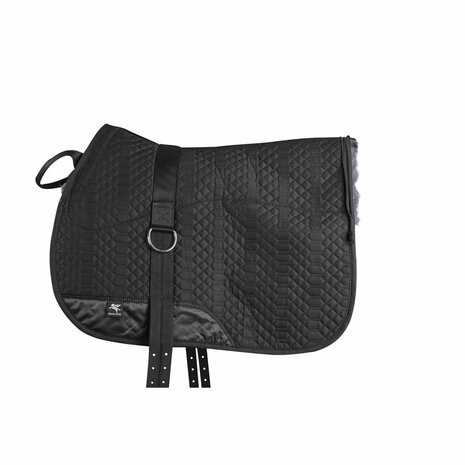 Lamswollen Barebackpad Ibero Grijs - Support en Close Contact
