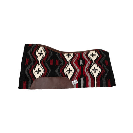 Pool's New Zealand Wolvilt Pad Zwart/Grijs/Rood