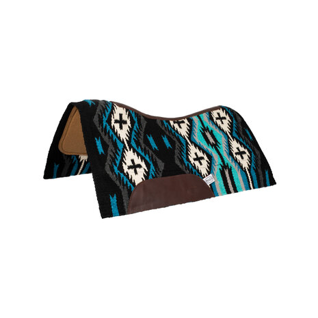 Pool's New Zealand Wolvilt Pad Royal/Black/Turquoise