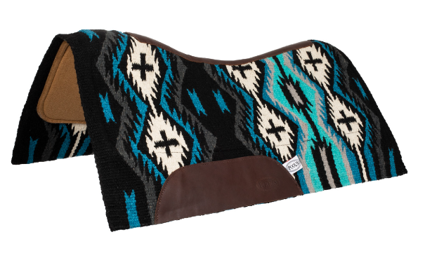 Pool's New Zealand Wolvilt Pad Royal/Black/Turquoise