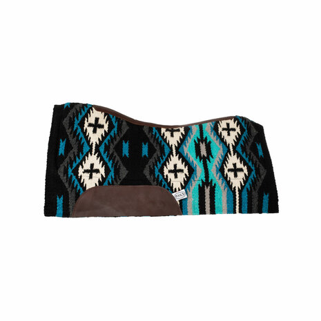 Pool's New Zealand Wolvilt Pad Royal/Black/Turquoise