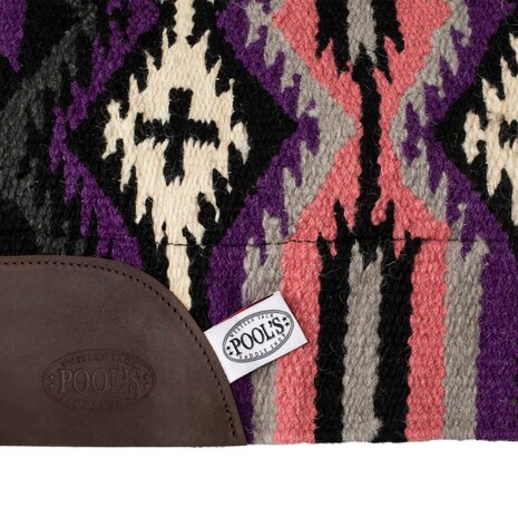 Pool's New Zealand Wolvilt Pad Violet/Black/Pink