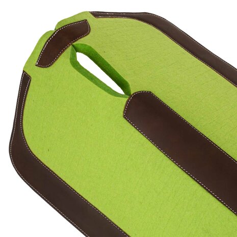 Pool&rsquo;s Westernpad Vilt &ndash; Dubbele Viltlaag (32" x 32") Lime