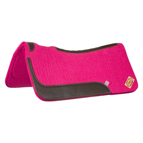 Pool&rsquo;s Westernpad Vilt &ndash; Dubbele Viltlaag (32" x 32") Pink