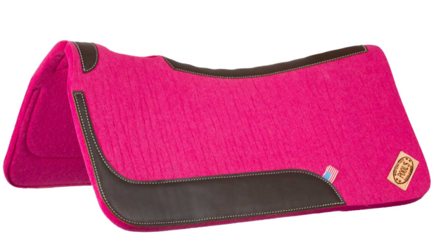 Pool&rsquo;s Westernpad Vilt &ndash; Dubbele Viltlaag (32" x 32") Pink