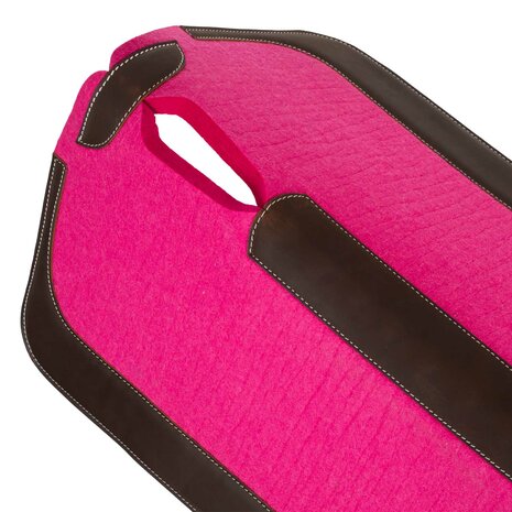 Pool&rsquo;s Westernpad Vilt &ndash; Dubbele Viltlaag (32" x 32") Pink