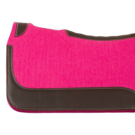 Pool&rsquo;s Westernpad Vilt &ndash; Dubbele Viltlaag (32" x 32") Pink