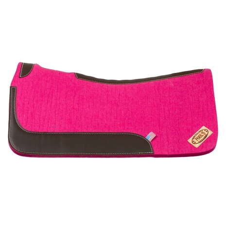 Pool&rsquo;s Westernpad Vilt &ndash; Dubbele Viltlaag (32" x 32") Pink