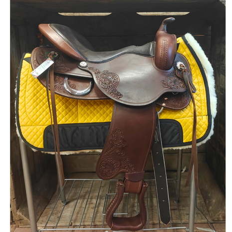 Kifra-pad Western Yellow &amp; Black Velvet 8 Pockets