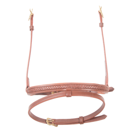 Karlslund Gevlochten Hoge Neusriem voor Combi Hoofdstel