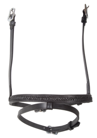 Karlslund Gevlochten Hoge Neusriem voor Combi Hoofdstel