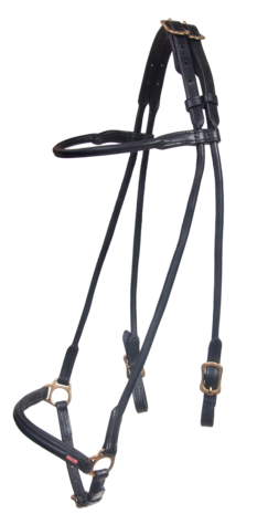 Karlslund compleet rondgenaaid hannoveraans hoofdstel &ndash; zwart of bruin