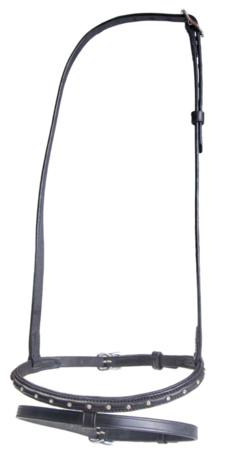 Karlslund Stjarni gecombineerde neusriem met kristallen