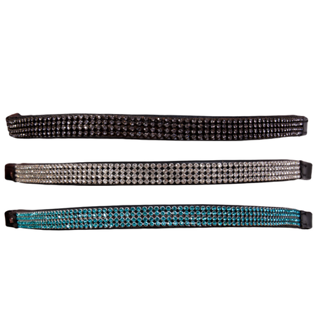 Karlslund Kombi frontriem met 4 rijen kristallen