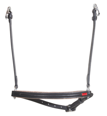 Karlslund Rose Glitter Lage Neusriem voor Combi Hoofdstel