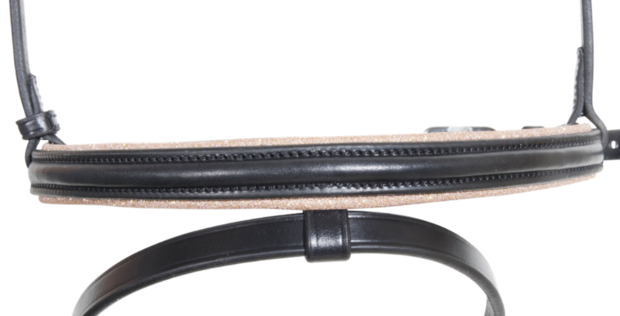 Karlslund Rose Glitter Hoge Neusriem voor Combi Hoofdstel
