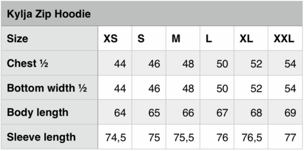 Karlslund Kylja zip hoodie