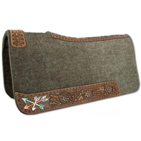 Westernpad Wolvilt Flower &amp; Arrow Tooling 