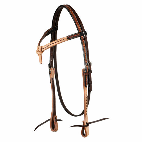 Pool&rsquo;s 2 Tone Futurity Western Hoofdstel