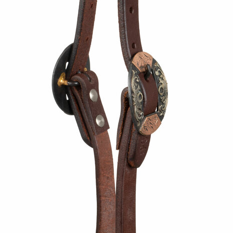 Pool's One Ear Western Hoofdstel &ndash; German Buckles