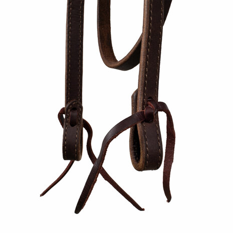 Lakota Stitched Pro Bridle QH Brown | Western Hoofdstel met Teugels