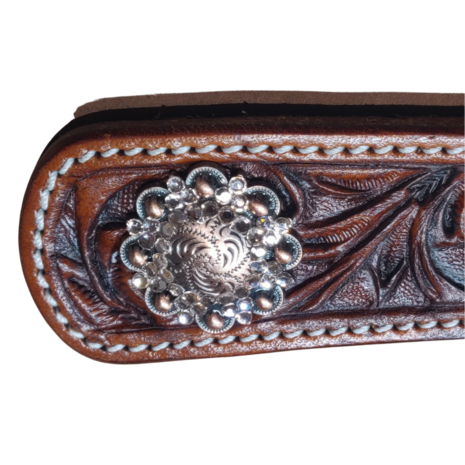 RHINESTONE Concho Flower Setting Copper Peach