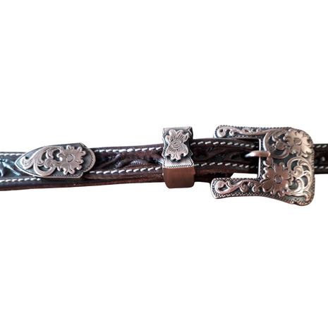 Buckle Set 3-piece &ndash; Silver met Copper Overlay