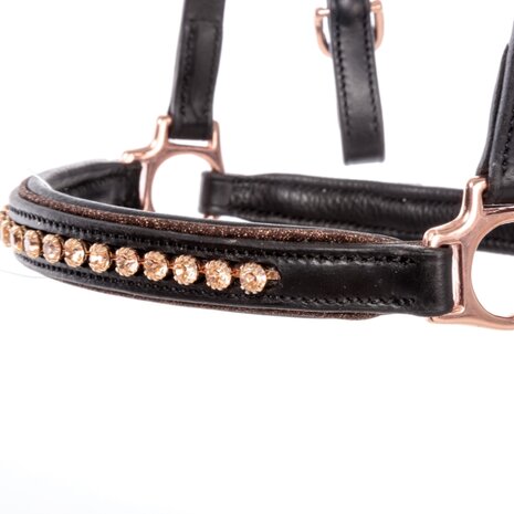 IJslander hoofdstel Freya Black Rose