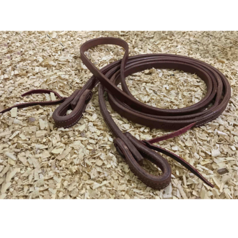 Cattleman&rsquo;s Closed Reins with Double Bit-Ends