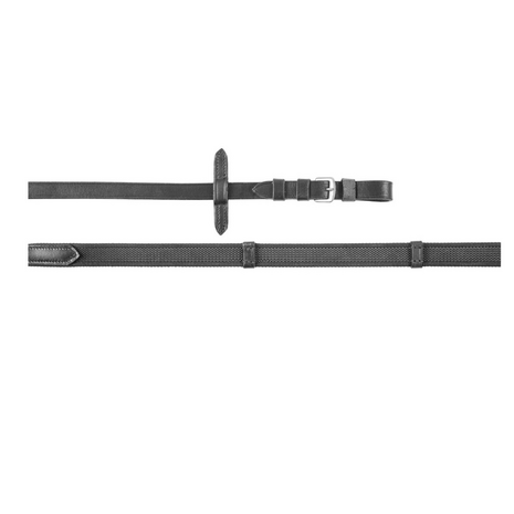 Supergrip Cotton Rubber Teugels met Lederen Stops &ndash; Pony, Cob &amp; Full