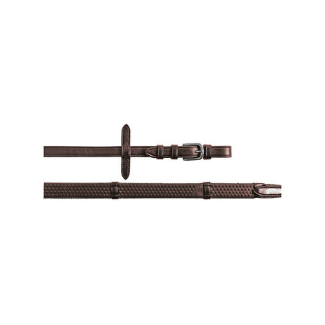 Equestro Kris Plus NP Rubber Grip Teugels &ndash; Plantaardig Gelooid Leder